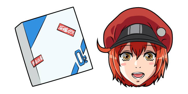 Cells at Work! White Blood Cell & Knife Animated Cursor - Anime Cursors