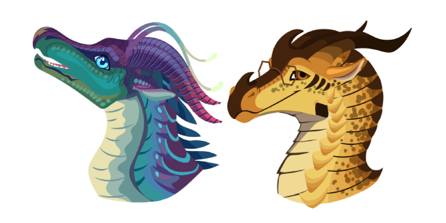 Wings of Fire Blue and Cricket Cursor