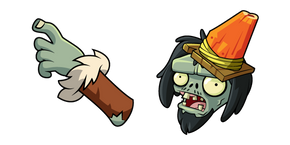 Plants vs. Zombies Sunflower & Zombie Cursor - Sweezy Custom Cursors