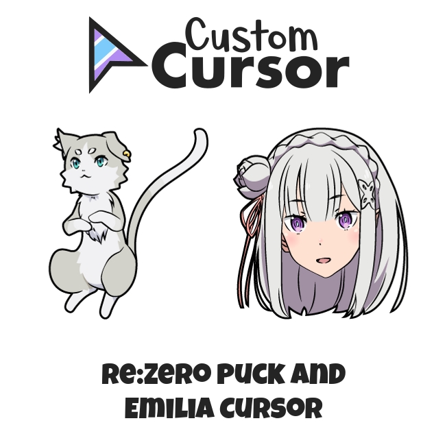 Custom Cursor on X: Emilia is an important character in Re:Zero - Starting  Life in Another World series. Anime cursor with Emilia and a Puck. # CustomCursor #Cursor #Fanart #anime #rezero    /
