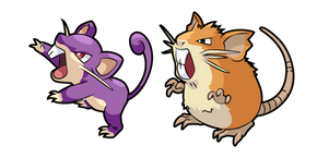 Pokemon Rattata and Raticate Curseur
