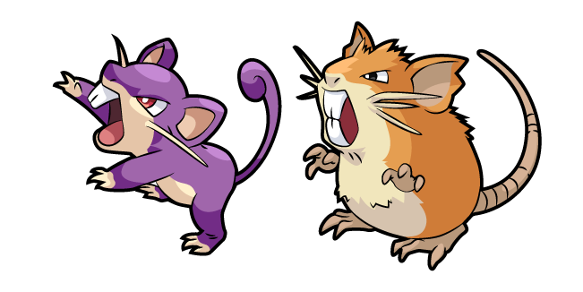 Pokemon Rattata and Raticate Cursor