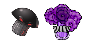 Plants Vs. Zombies Doom Shroom and His Explosion cursor