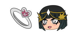 Gacha Life Kleopatra and Love Ring Cursor