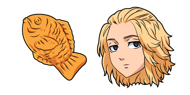 Tokyo Revengers Manjiro Sano and Taiyaki Cursor