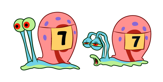 SpongeBob Gary the Snail Race Competitor Curseur – Custom Cursor