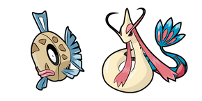 Pokemon Feebas and Milotic cursor