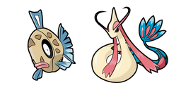 Pokemon Feebas and Milotic Cursor