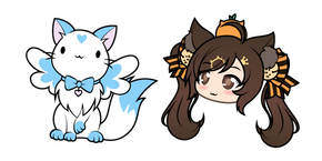 Gacha Life Rambo Nyan Kitty and Magical Neko Cursor