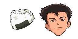 Neon Genesis Evangelion Toji Suzuhara and Onigiri Cursor