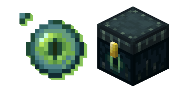 Minecraft Ender Chest and Eye of Ender Cursor