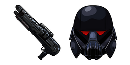 Star Wars Dark Trooper and Blaster Rifle