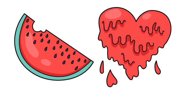 The Watermelon custom cursor for Chrome