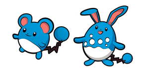 Pokemon Marill and Azumarill Curseur