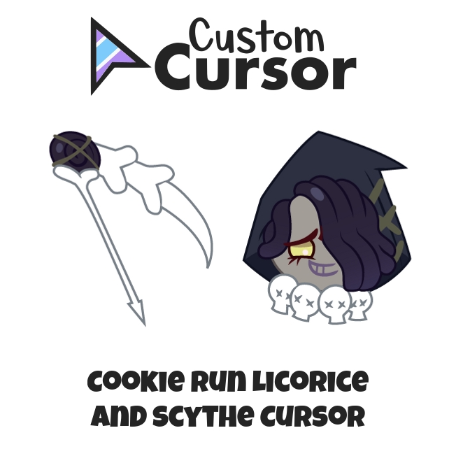 Cookie Run Licorice and Scythe cursor Custom Cursor
