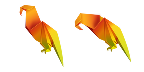 Origami Parrot Cursor