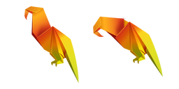 Origami Parrot Cursor