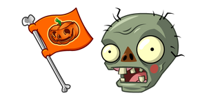 Plants vs. Zombies Halloween Flag Zombie cursor