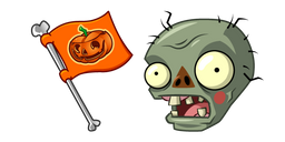 Plants vs. Zombies Halloween Flag Zombie Curseur