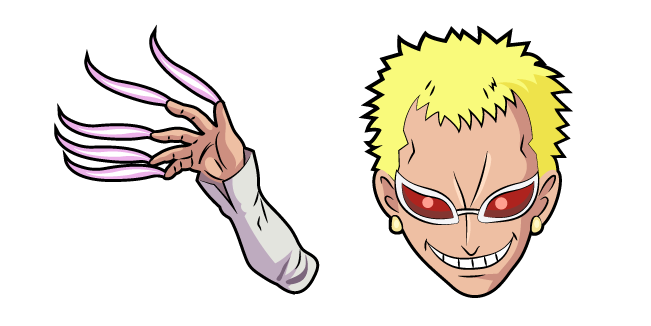 One Piece Donquixote Doflamingo and String Cursor