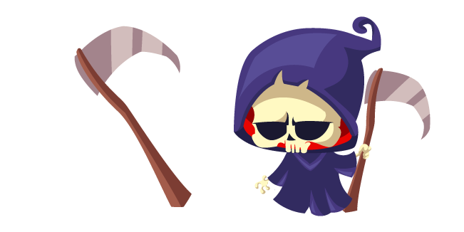 Halloween Grim Reaper and Scythe Cursor