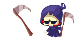 Halloween Grim Reaper and Scythe cursor