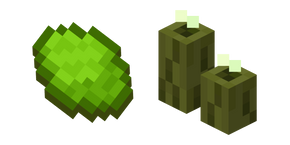 Minecraft Sea Pickle and Lime Dye cursor
