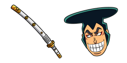 One Piece Oden and Ame no Habakiri cursor