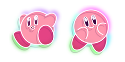 Neon Kirby Curseur