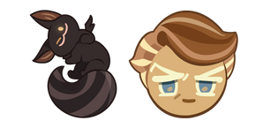 Cookie Run Almond Cookie and Constable Whiskers Cursor
