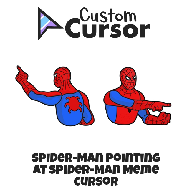 Spider-Man Apuntando al Spider-Man Meme cursor – Custom Cursor