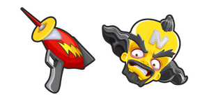 Crash Bandicoot Dr. Neo Cortex and Ray Gun Curseur