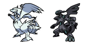 Pokemon Reshiram and Zekrom cursor