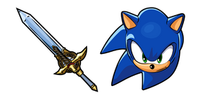 Sonic and Caliburn  cursor