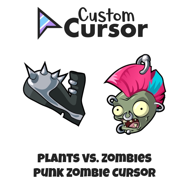 Plants vs. Zombies Punk Zombie cursor – Custom Cursor