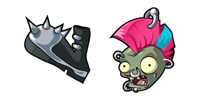 Plants vs. Zombies Punk Zombie Curseur – Custom Cursor