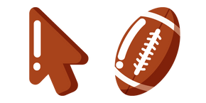 Minimal American Football Ball cursor
