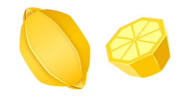 Origami Lemon Cursor