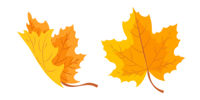 Autumn Maple Leaf Cursor