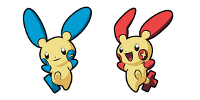 Pokemon Minun and Plusle cursor