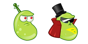 Plants vs. Zombies Laser Bean and Super Bean cursor