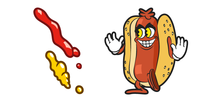 Cuphead Hot Dog Cursor