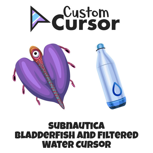 Subnautica Bladderfish and Filtered Water cursor Custom Cursor