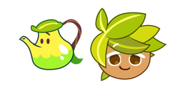 Cookie Run Herb Cookie and Herb Teapot Cursor