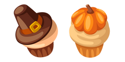 Thanksgiving Day Cupcakes Cursor