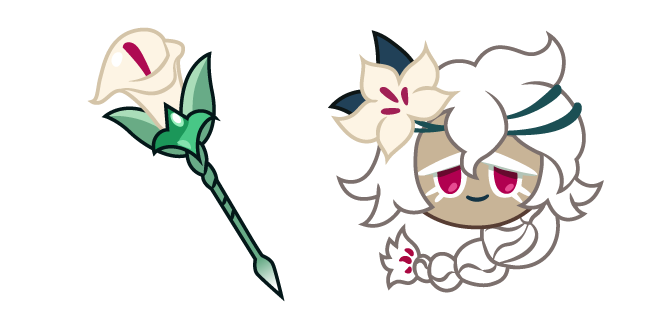 Cookie Run White Lily Cookie Cursor