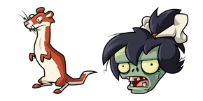 Plants vs. Zombies Ice Weasel and Weasel Hoarder Curseur