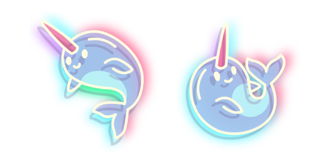 Neon Narwhal Cursor
