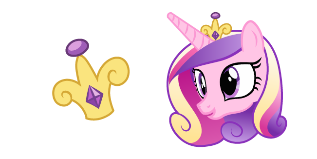 My Little Pony Princess Cadance and Crown Cursor