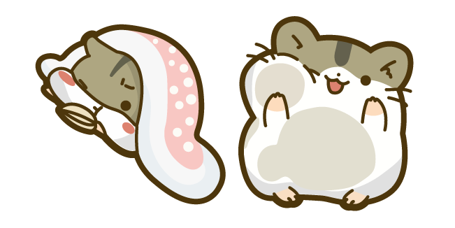 Cute Hamster Smiles Cursor